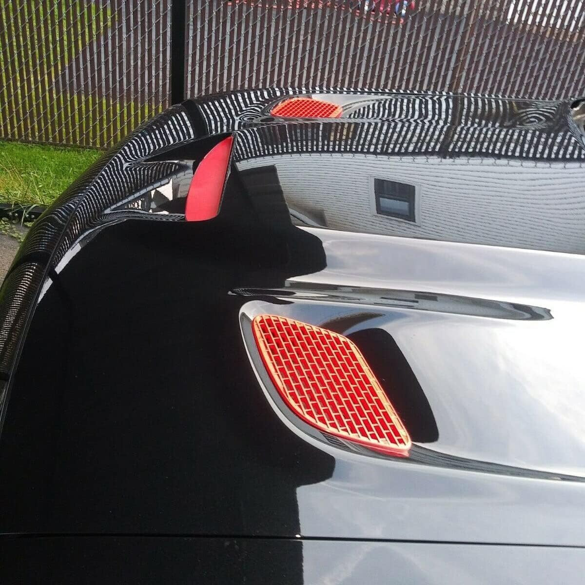 ECOTRIC Hood Scoop Vent Compatible with 2015-2018 Challenger 2019-2023 R/T