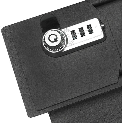 Storage Box Center Console Gun Safe Compatible with 2009-2014 Ford F-150/Raptor Heavy-duty Steel Anti-theft