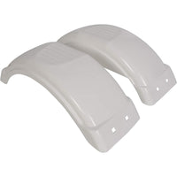 Load image into Gallery viewer, HECASA Single-Axle Trailer Fenders 8&quot;-12&quot; Skirt Wheels Top Step Skirt Boat Molded 300lbs Pair of Two
