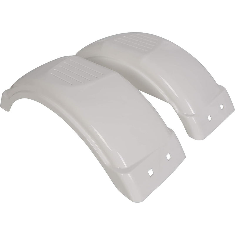 HECASA Single-Axle Trailer Fenders 8"-12" Skirt Wheels Top Step Skirt Boat Molded 300lbs Pair of Two