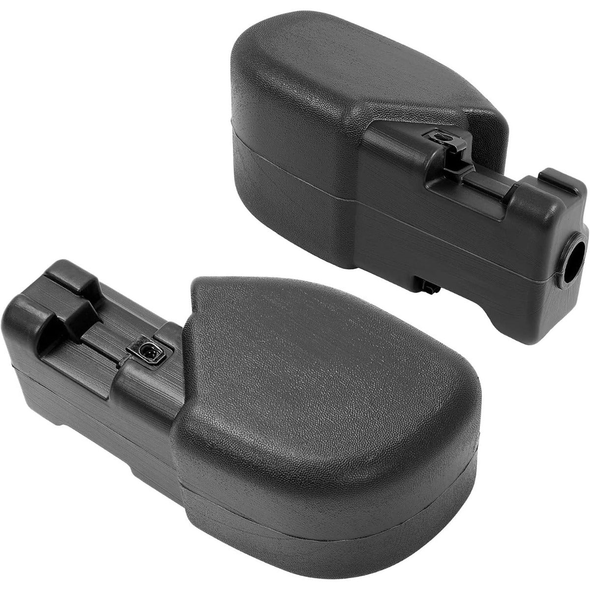 KUAFU Front & Pair Bumper End Cap Compatible with 1997-2006 Jeep Wrangler, 65th Anniversary Edition Bumper Corner Protection Replacement for 55155757AB, CH1004128, 55155756AB, CH1005128