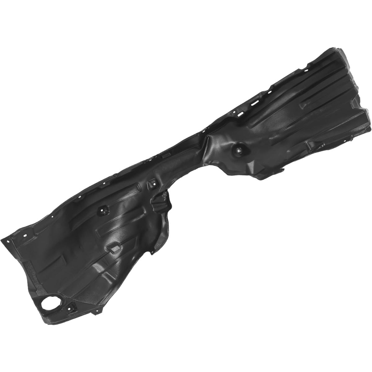 Front Right Inner Fender Liner Compatible with 2018-2021 Toyota Camry L/LE/XLE/Hybrid North America Model Replace for 5380506211 TO1249227 Passenger Side Plastic(PE) Unfinished Black