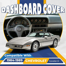 Dashboard Cover Compatible with 1984-1989 Chevrolet Corvette C4 ABS Plastic Painted+Textured