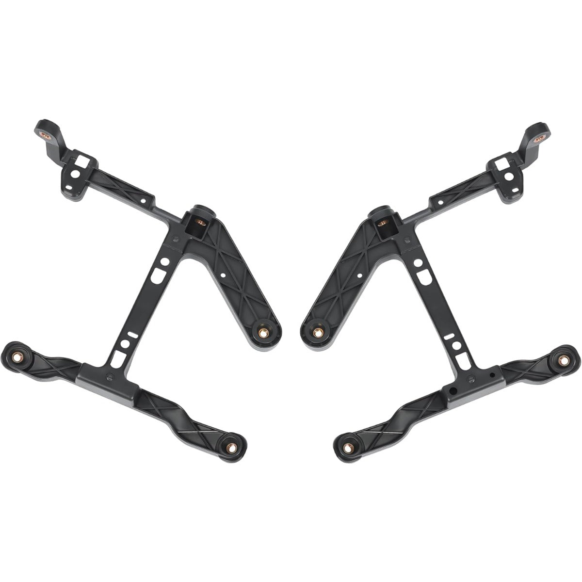 Front Bumper Bracket Compatible with 2013-2018 Dodge Ram 1500 and 2019-2024 Dodge Ram 1500 Classic LH & RH Replacement for CH1061108 68232454AA Plastic(PA6) Black