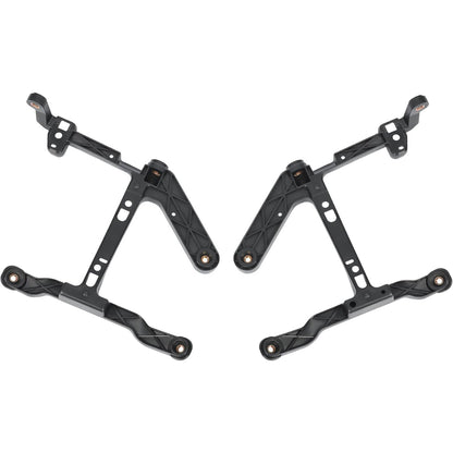 Front Bumper Bracket Compatible with 2013-2018 Dodge Ram 1500 and 2019-2024 Dodge Ram 1500 Classic LH & RH Replacement for CH1061108 68232454AA Plastic(PA6) Black