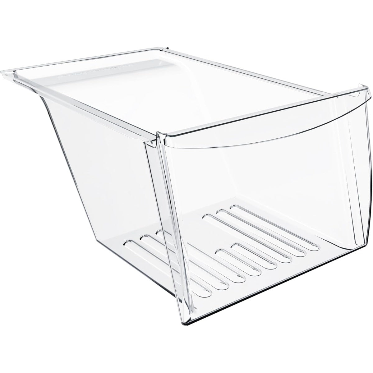 HECASA 240337103 240337102 Refrigerator Crisper Drawer Pan Replacement For 240337105 240337107 240337108 240337109 Refrigerator Pan Shelf Replacement only Plastic (Clear)