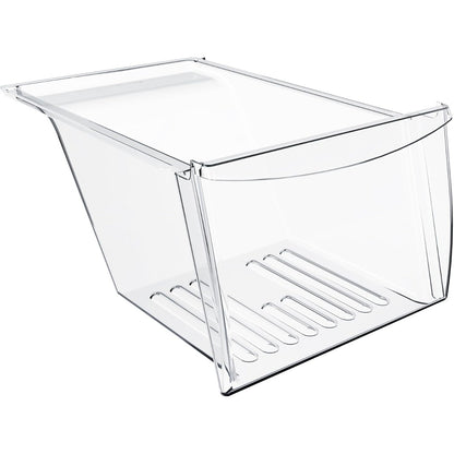 HECASA 240337103 240337102 Refrigerator Crisper Drawer Pan Replacement For 240337105 240337107 240337108 240337109 Refrigerator Pan Shelf Replacement only Plastic (Clear)