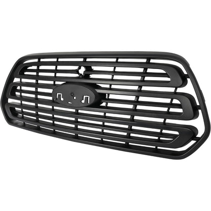 Front Grill Compatible with 2015-2019 Ford Transit 150 250 350 HD CK4Z-17E810-AA FO1200587 Front Bumper Upper Grille Black