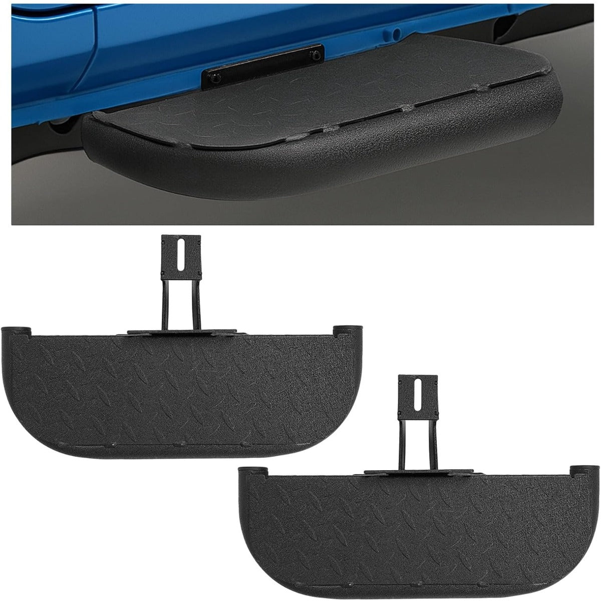 Rugged Steps Compatible with 2007-2018 Jeep Wrangler JK