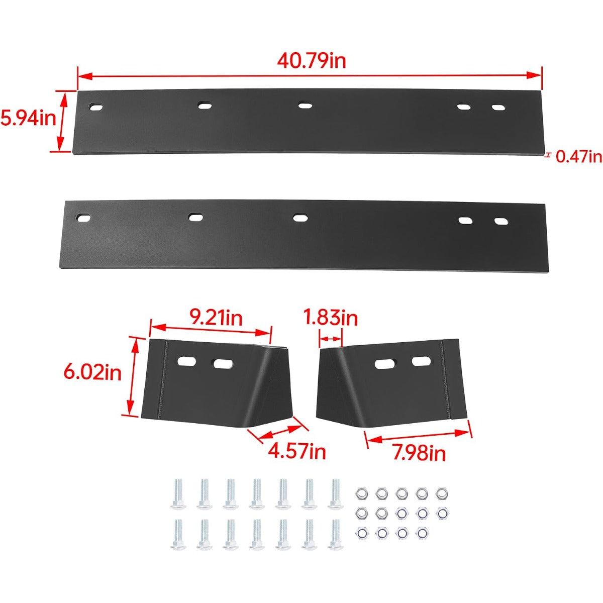 WUTIST Cutting Edge Compatible with Western MVP Plus Fisher XV XV2 Snow