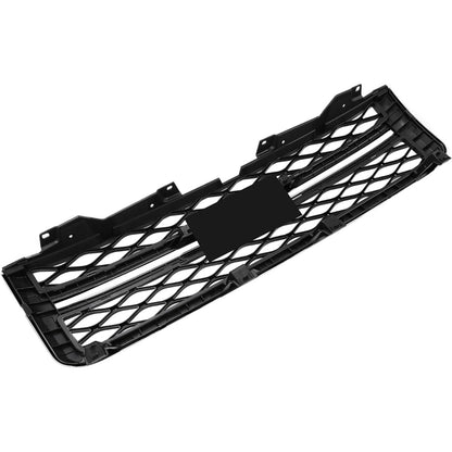 Front Bumper Grill Compatible with 2011-2014 Chevy Chevrolet Silverado GMC Sierra 2500 3500 HD 20966058 GM1200639 Bumper Hood Grille Chrome