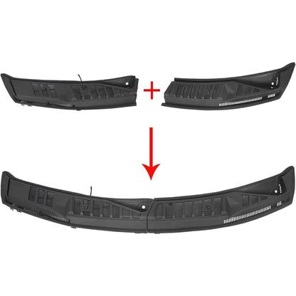 New Pair Front Windshield Wiper Cowl Grille Insert Panel Compatible with 2015-2020 Ford F150 Replacement for FL3Z15022A69B