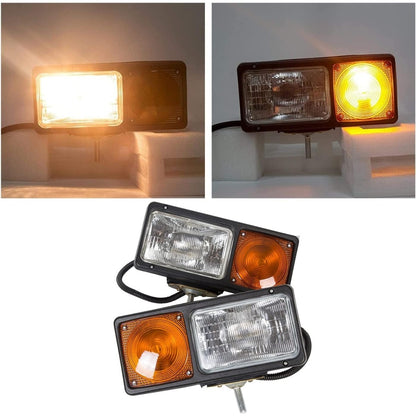 ECOTRIC Universal Light Snow Plow Lamp Headlight Turn Signal Snowplow