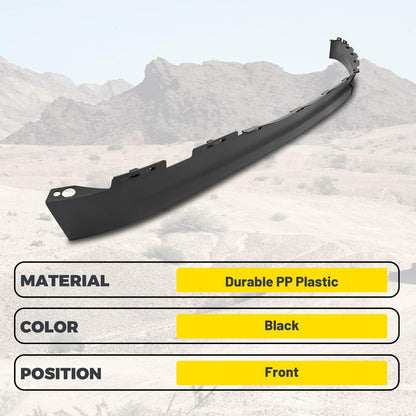New Front Lower Bumper Valance Air Deflector Compatible with 2007-2013 Chevy Chevrolet Silverado 1500 25821880 GM1092191 Air Deflector Extension Black