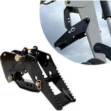Universal Backhoe Thumb Excavator Attachment Fit for 3.25 Inches Boom Width Compatible with Kubota Woods Mahindra Deere JD Claw Tractor Black Powder Coated Steel Bolt On Durable Heavy Duty