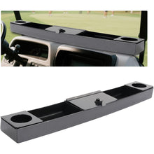 Golf Cart Universal Front Dash Storage Tray Compatible Golf Cart Parts Plastic Carbon Fiber Color, Easy Installation