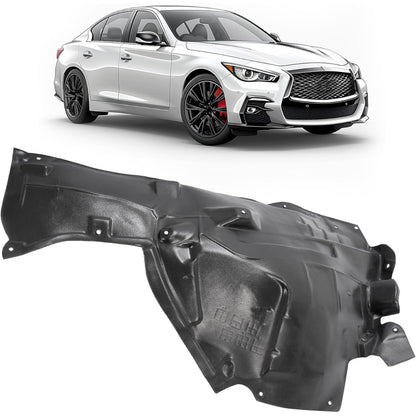 Front Fender Liner Inner Panel for 2014-2023 Infiniti Q50 Replacement for  Wheel Liner Splash Shield Guard Left & Right Side (Front Section)