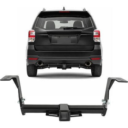 2" Class 3 Trailer Tow Hitch Receiver Compatible with 2014-2018 Subaru Forester Rear Trailer Hitch Steel Powder Coated