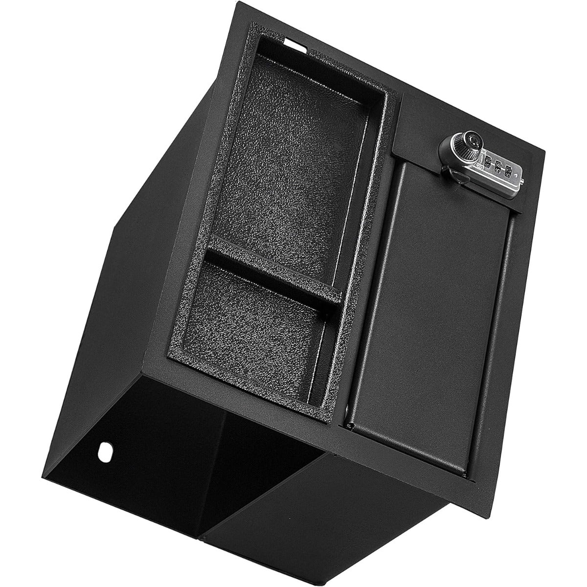 Center Console Storage Compatible with 2014-2022 Toyota Tundra Replacement for 00016-34174 0001634174 w/Tray Key Lock Box Safe Gun