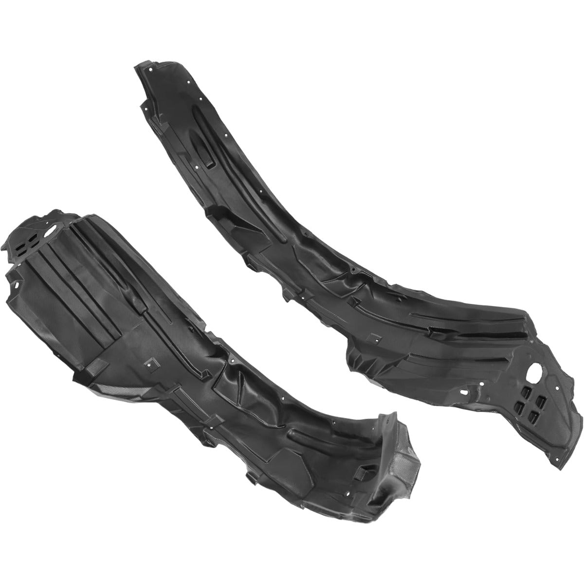 Front Inner Fender Liner Compatible with 2006-2011 Honda Civic Replace for  Wheel Liner Splash Shields Guard w/o Insulation Foam Left + Right Side