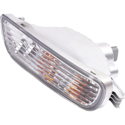 HECASA Pair Turn Signal Light w/Bulbs Compatible with 2001-2004 Toyota Tacoma Replacement for TO2531140 TO2530140 Front Bumper Turn Signal Parking Lamp Clear Lens Driver & Passenger Side
