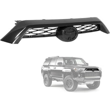 Front Upper Grille Compatible with 2014-2019 Toyota 4Runner Replacement for 5310135080C0 5310135080A0 TO1200369 Bumper Mesh Grill Black