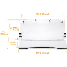 Clear Windshield Compatible with 2009-2021 KAWASAKI Mule 4000/ 4010 Model & 2015-2022 Kawasaki Mule 4010 Trans Front Windscreen LYMP-080-2