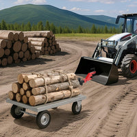 Load image into Gallery viewer, Clamp On Trailer Hitch 2&quot; Ball Mount Receiver Adapter Bucket Trailer Hitch Competible with Deere Bobcat Tractor Bucket Forklift LYOM-036
