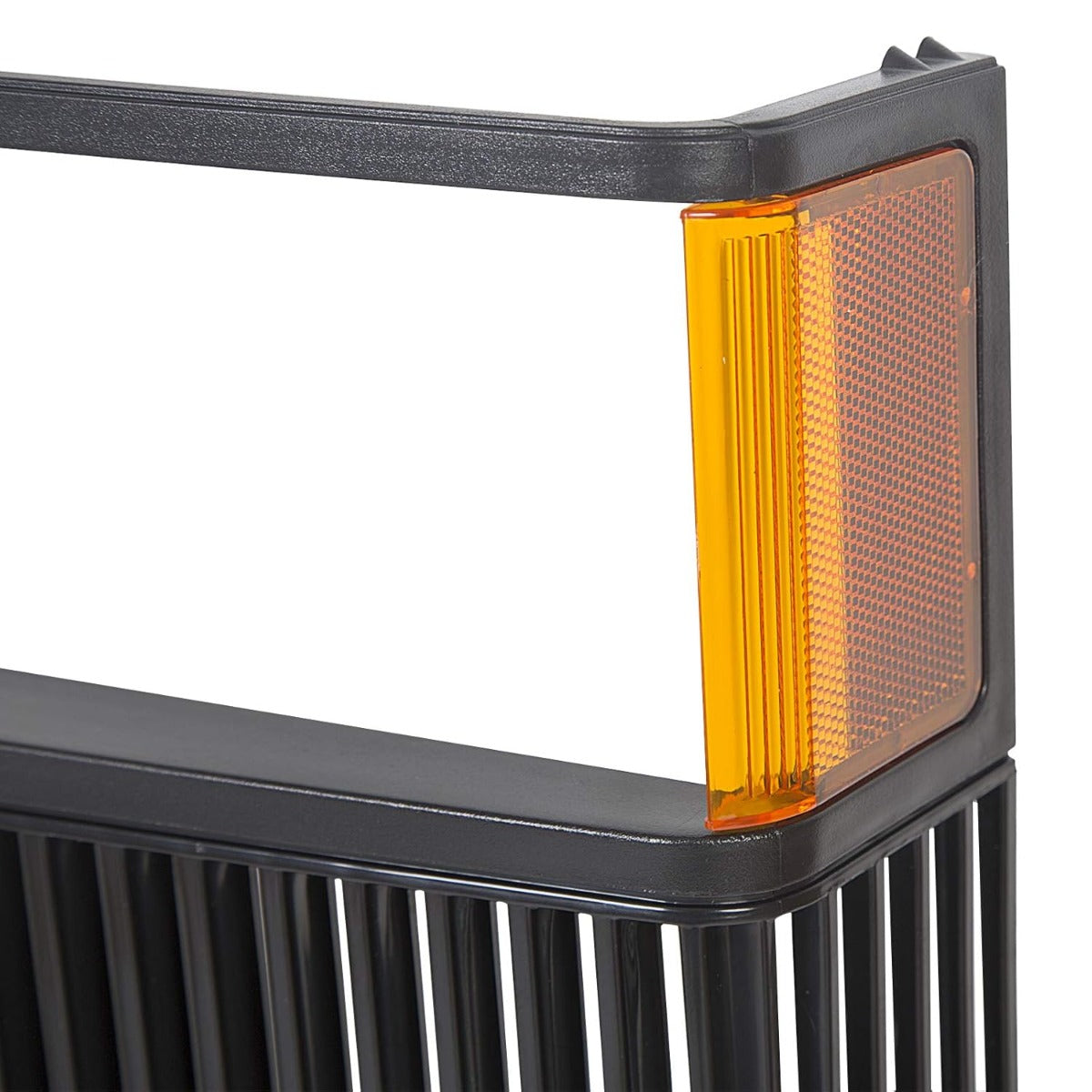 Front Grille Compatible with John Deere 415 425 445 455 Tractor Replacement for AM116207 (Including Reflectors. Label is NOT Included) Black Plastic ABS