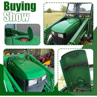 Load image into Gallery viewer, Upper Hood Compatible with John Deere 4200 4210 4300 4310 4400 4410 Lawn Mower Tractor Hood with Fuel Door Replacement for LVU12062
