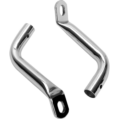 ECOTRIC Saddlebag Guard Support Eliminator Bracket Compatible with 1993-2013 Harley Touring Road King FLHR, Electra Glide FLHT/Ultra Classic, Street Glide FLHX, Road Glide FLTR Chrome