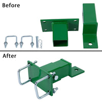 Load image into Gallery viewer, HECASA Zero Turn Mower Lawn Hitch Receiver Compatible with John Deere Gas Z Trak 400 Series Ztrac &amp; 200, 400, 600 Series &amp; Z224 Z225 Z245 Z445 Z425 Z465 &amp; Z910 Z920 Z925 Z930 Z950 Z960 Z970
