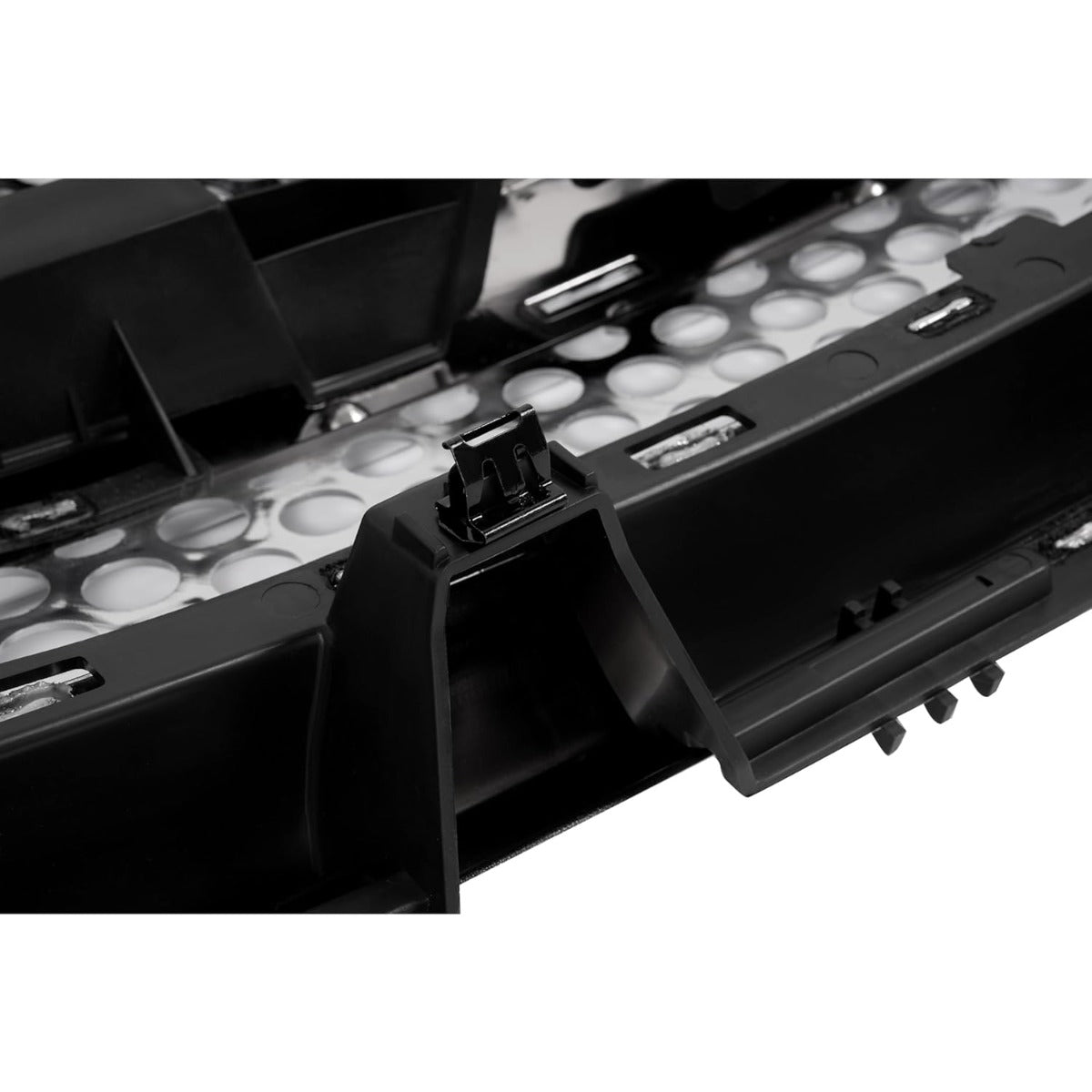 Front Upper & Lower Grill Compatible with 2007-2013 GMC Sierra 1500 Denali Bumper Grille Chrome Silvery