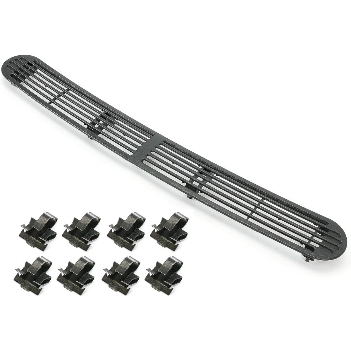 Graphite Dash Defrost Vent Cover Grill Grille Panel Compatible with 1998-2005 Chevrolet GMC Oldsmobile Chevy S-10 S10 SUV Pickup Truck Replacement for 15046436 15046432
