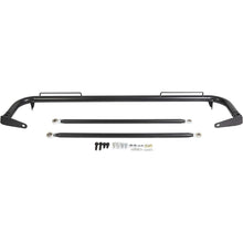 49 Inches Universal Iron Racing Safety Seat Belt Chassis Roll Harness Bar Rod Black Compatible with Ford Honda Mitsubishi and more, Works with All 4-Point, 5-Point and 6-Point Seat Belts LYAM-257-1