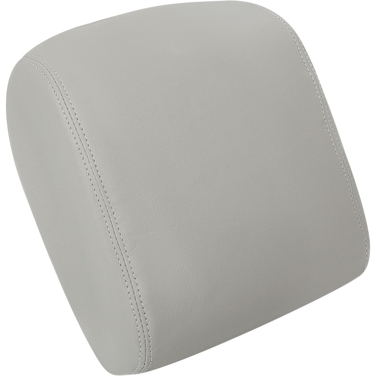 KUAFU Center Console Armrest Cover Compatible with 2009-2015 Honda Pilot Console Lid Cover Pad Replacement PVC - Gray