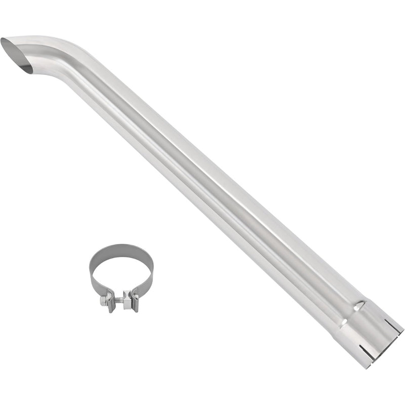 KUAFU Stack Pipe w/Clamp Compatible with Farmall IH 1066 1466 1566 1026 1206 1256 Tractors Silvery Steel