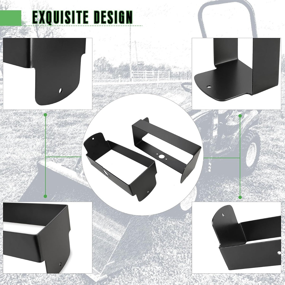 Brush Light Guard Steel Compatible with John Deere 1023 1025R 1026R 2025R Replace for BLV10400