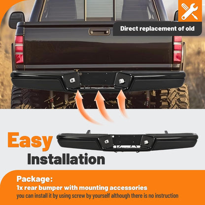 KUAFU Bumper Compatible with 1997-2004 Dakota Model Step Bumper