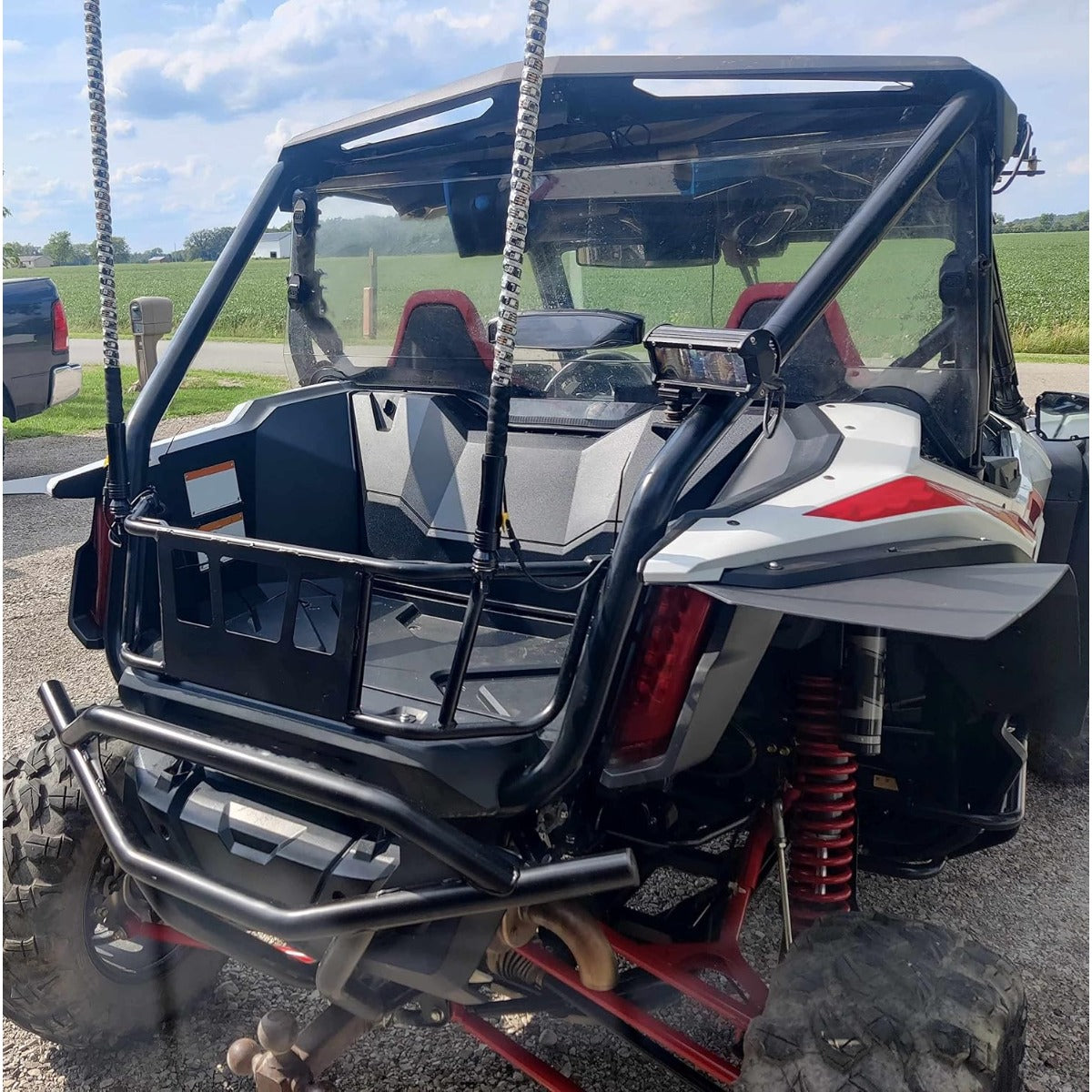 KUAFU Bed Enclosure Rack Compatible with 2019-2024 Honda Talon 1000R / 1000X / 1000 X-4 Tailgate Accessories Rear Bed Extender Rack Durable Steel Heavy Duty