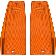 HECASA Pair Side Marker Light Compatible with 1991-1996 Jeep Cherokee Base Classic Country SE Sport Briarwood Laredo Limited Comanche Replacement for CH2551113 CH2550113 Marker Lamp LH&RH Amber Lens