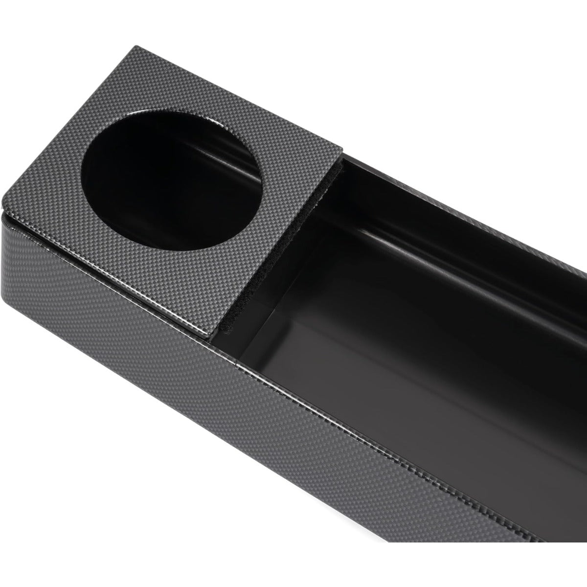 Golf Cart Universal Front Dash Storage Tray Compatible Golf Cart Parts Plastic Carbon Fiber Color, Easy Installation