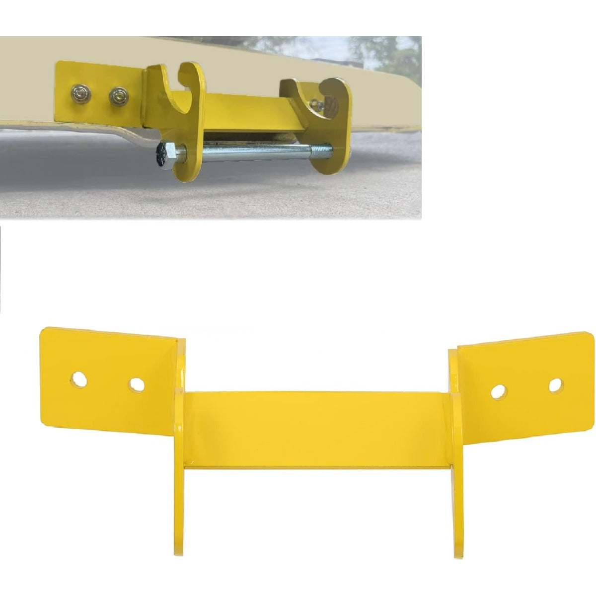Mower Deck Front Hanger Bracket Compatible with John Deere 425 445 455 Steel Yellow (48 Inches & 54 Inches)