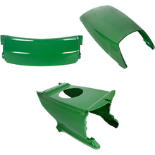 ECOTRIC Front Bumper & Lower Hood & Upper Hood Compatible with John Deere LT133 LT150 LT155 LT160 LT166 LT170 LT180 LT190 LT Series 3 Packages Replace for AM128998 AM131759 AM132530