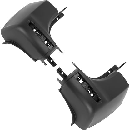 ALMULOO Rear Bumper End Cap Compatible with 2019-2021 Mercedes-Benz Sprinter W907 Replacement For 9078853600 9078853500 Plastic(PP) Textured Black Left and Right Side