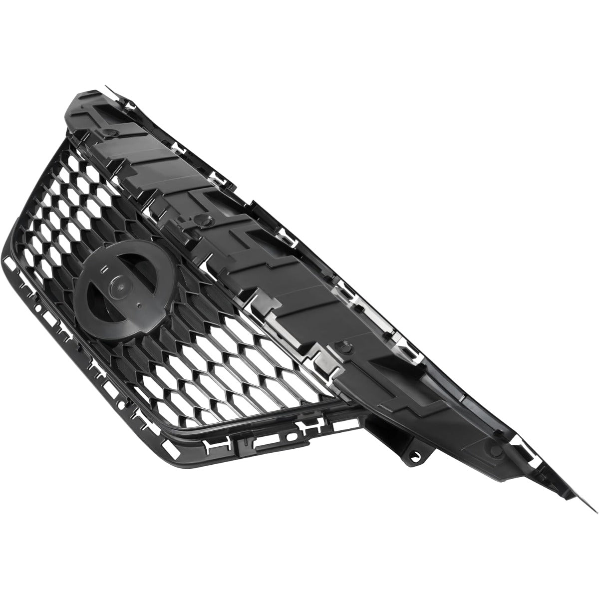Front Grill Assembly Compatible with 2020-2022 Nissan Versa S SR SV 623105EF1A NI1200311 620705EE0A NI1200306 Bumper Grille W/O radar hole Painted&Chrome