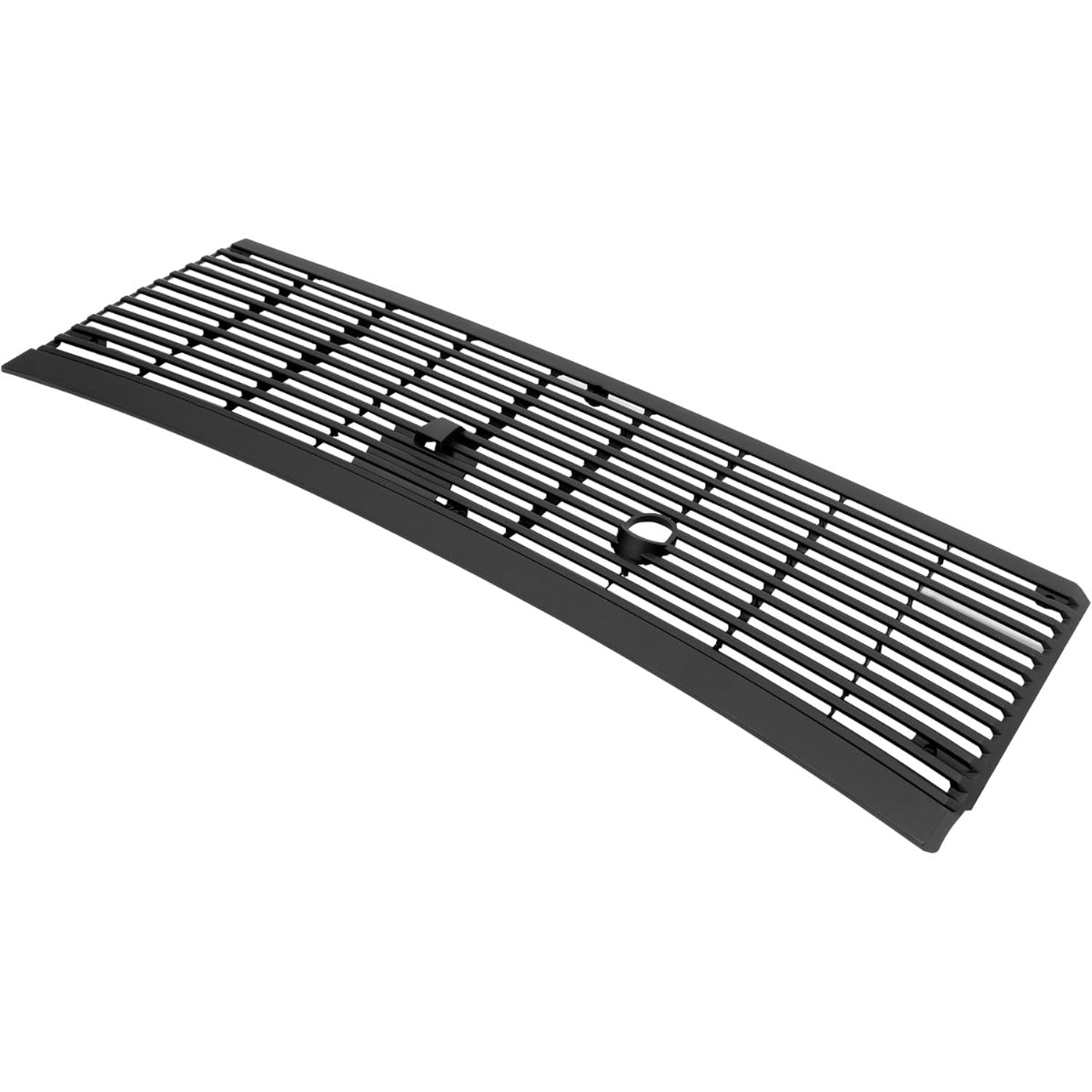 HECASA Front Windshield Wiper Cowl Panel Cover Compatible with 1983-1993 Ford Mustang Cobra Window Wiper Panel Cover w/Lower Windshield Trim Moldings Replacement for FO1271100 E3ZZ6102228A Black