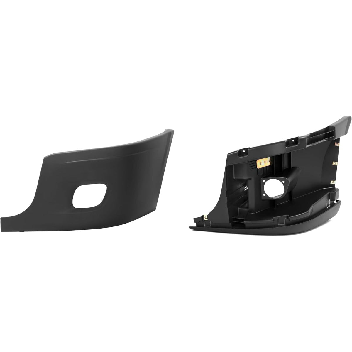 KUAFU LH Front Bumper End Cap+Reinforcement Compatible with 08-17 Cascadia