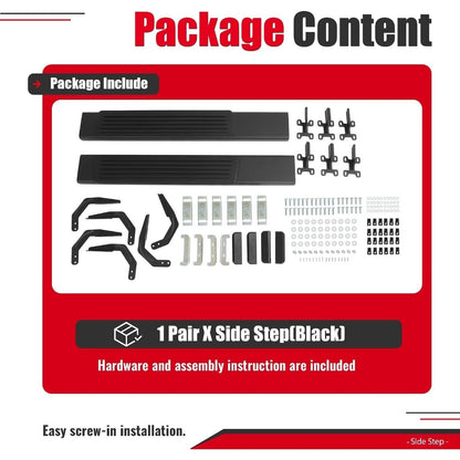 Step Compatible with 99-16 F-250/F-350/F-450 Super Duty Regular Cab
