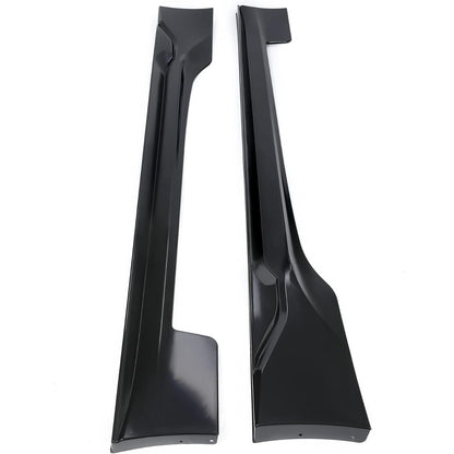 Side Skirt Rocker Panels Guard Compatible with 2012-2021 Subaru BRZ Toyota 86 Scion FR-S Extension Replacement Spoiler Body Kit Black ABS
